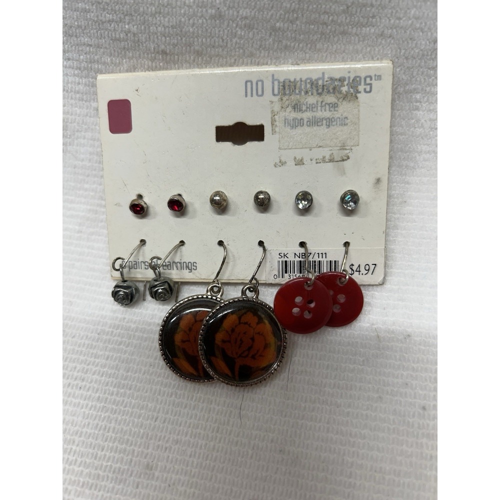 No Boundaries Earrings 6 Pairs